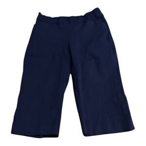 Karen Scott Navy Blue Cropped Pants Size S